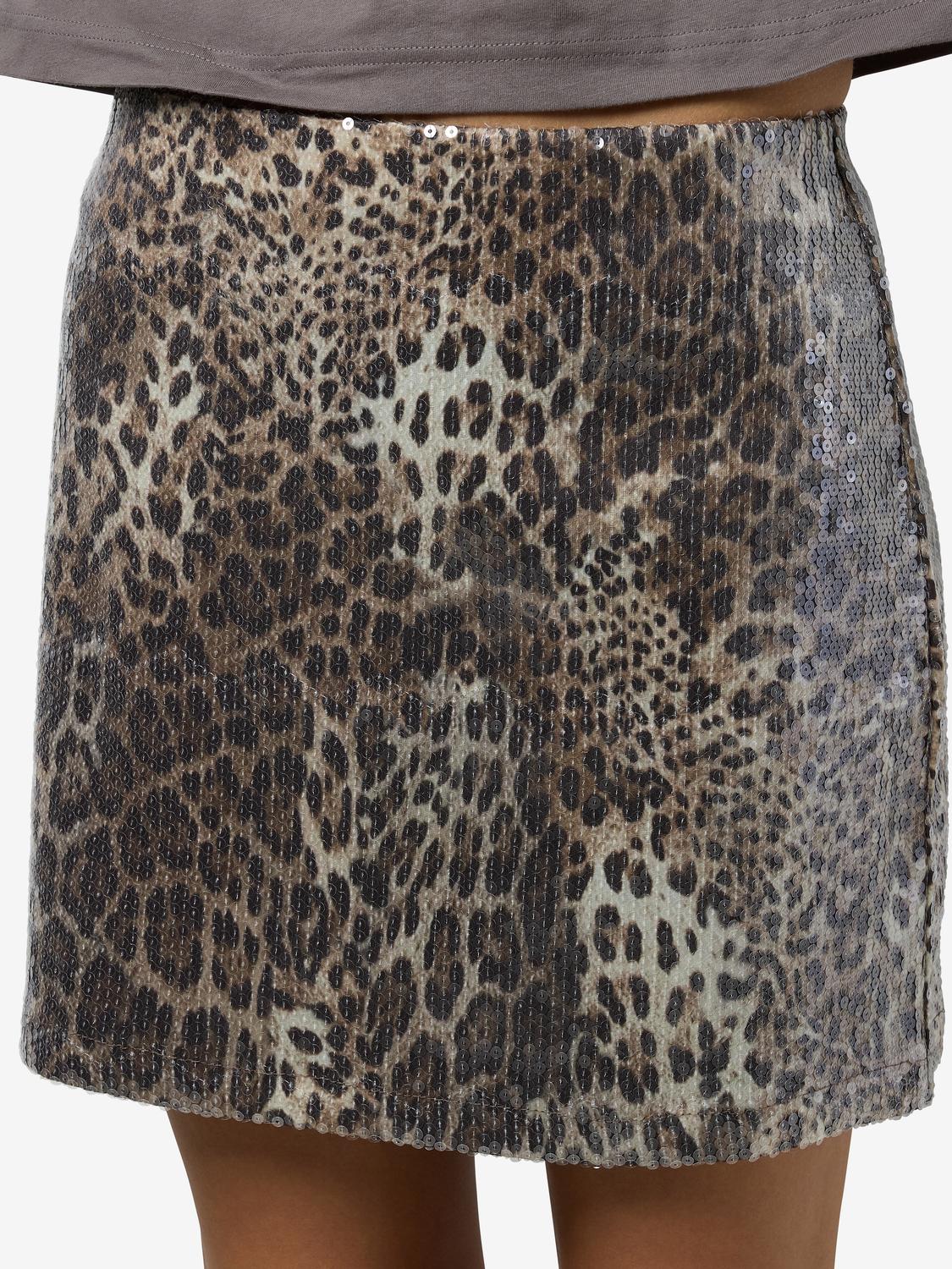 NOISY MAY JESSY SHORT SEQUIN SKIRT