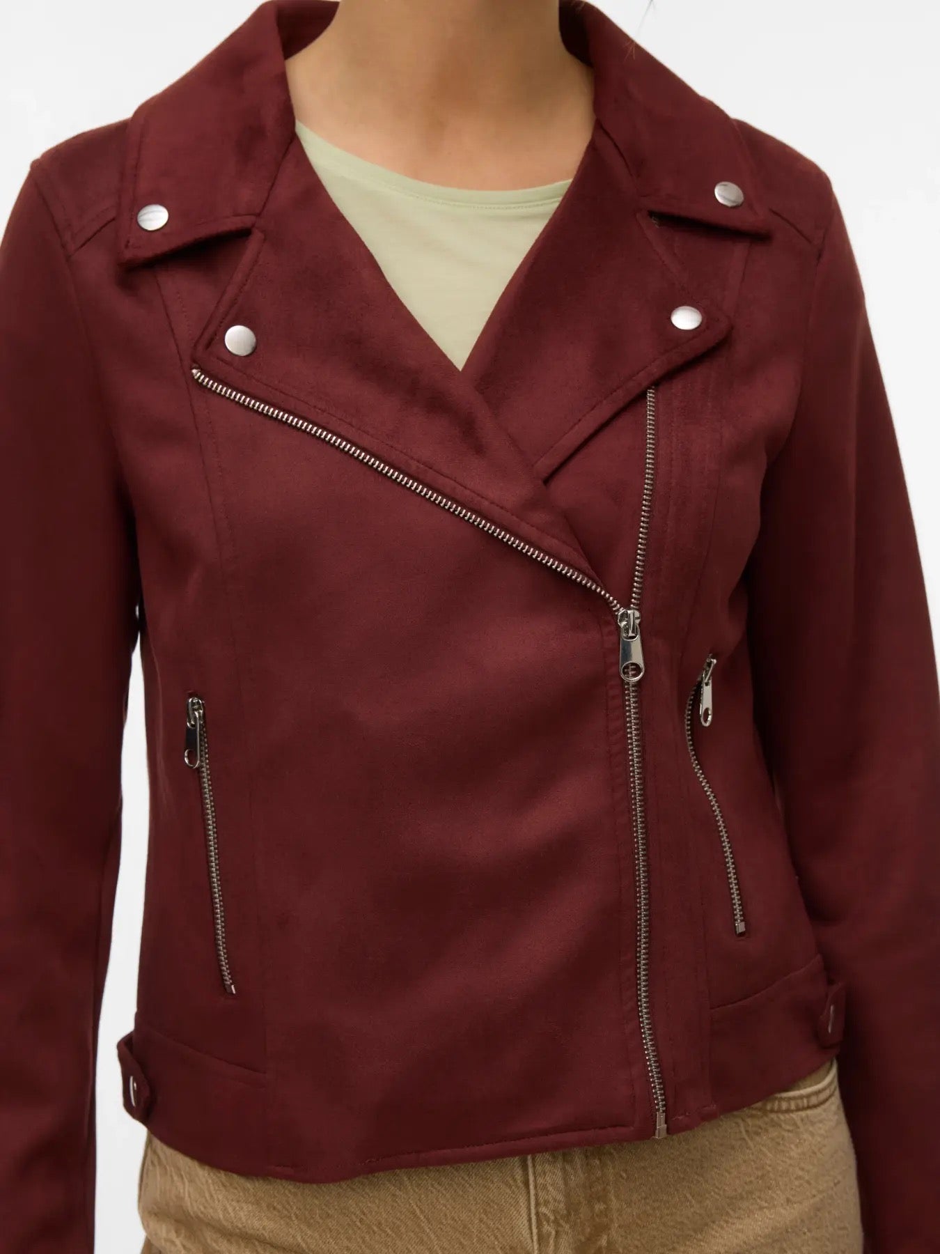 VERO MODA JOSE SHORT FAUX SUEDE JACKET
