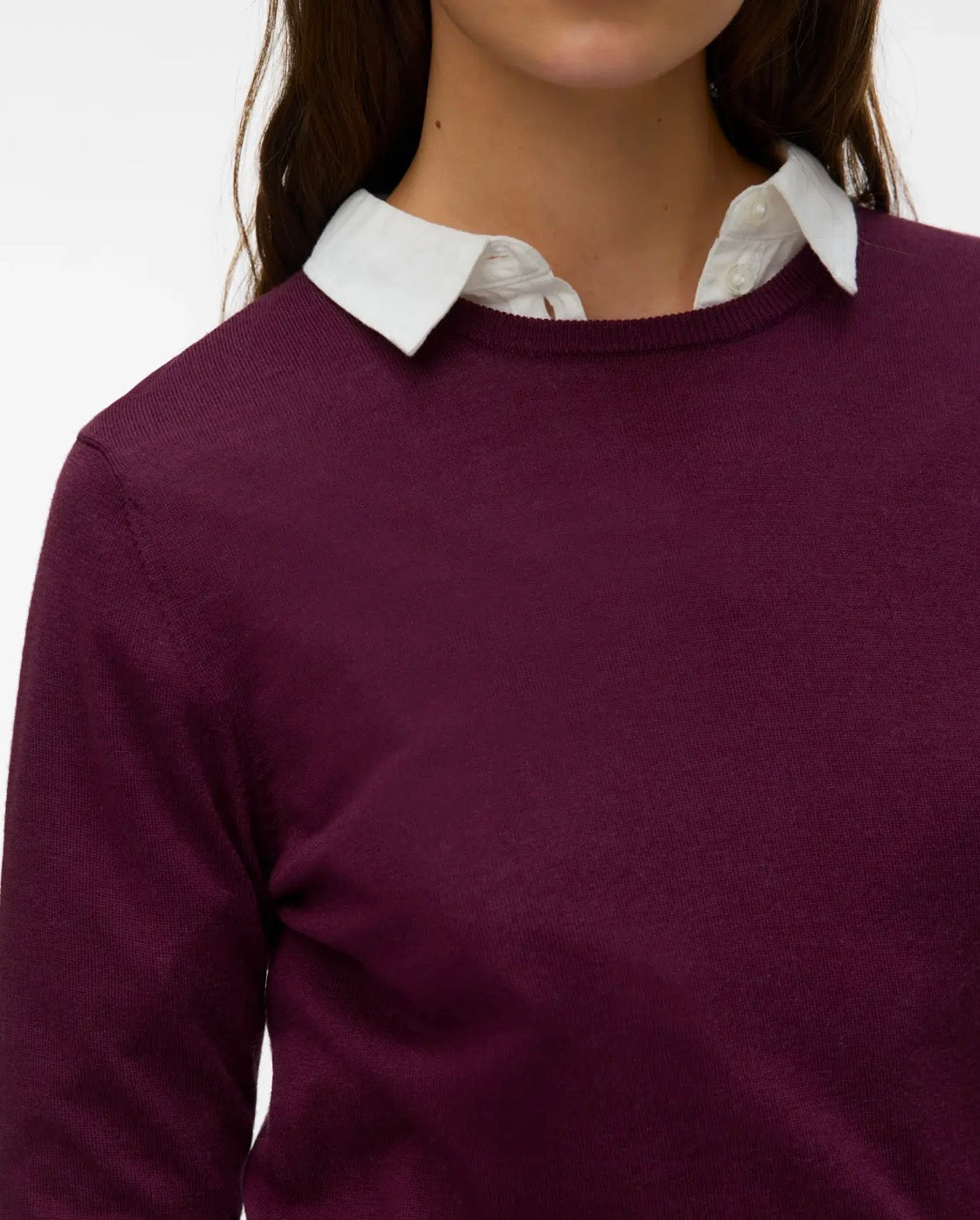 AWARE CARA LS O-NECK WOOL PULLOVER