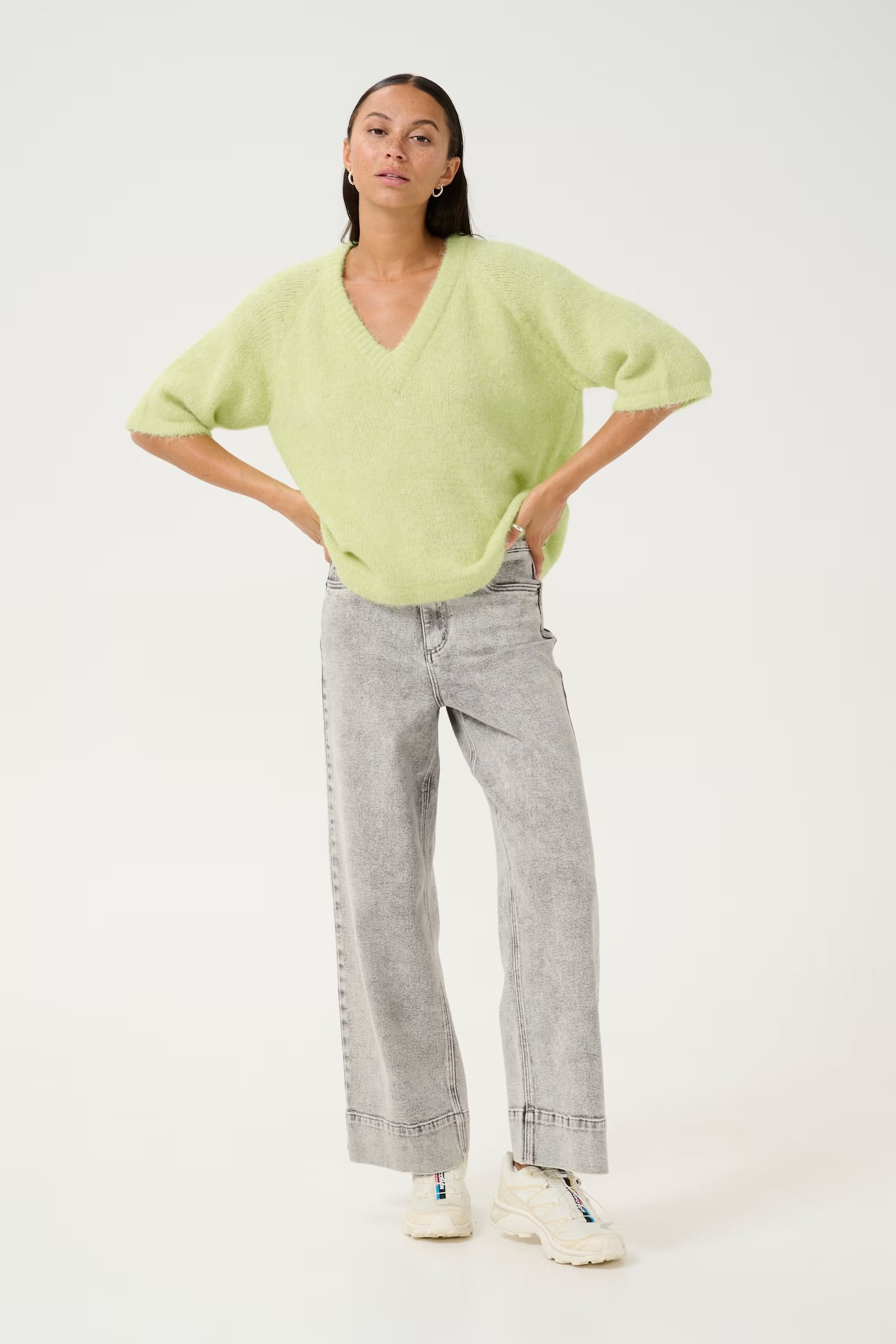 KAFFE EMILIE V-NECK PULLOVER