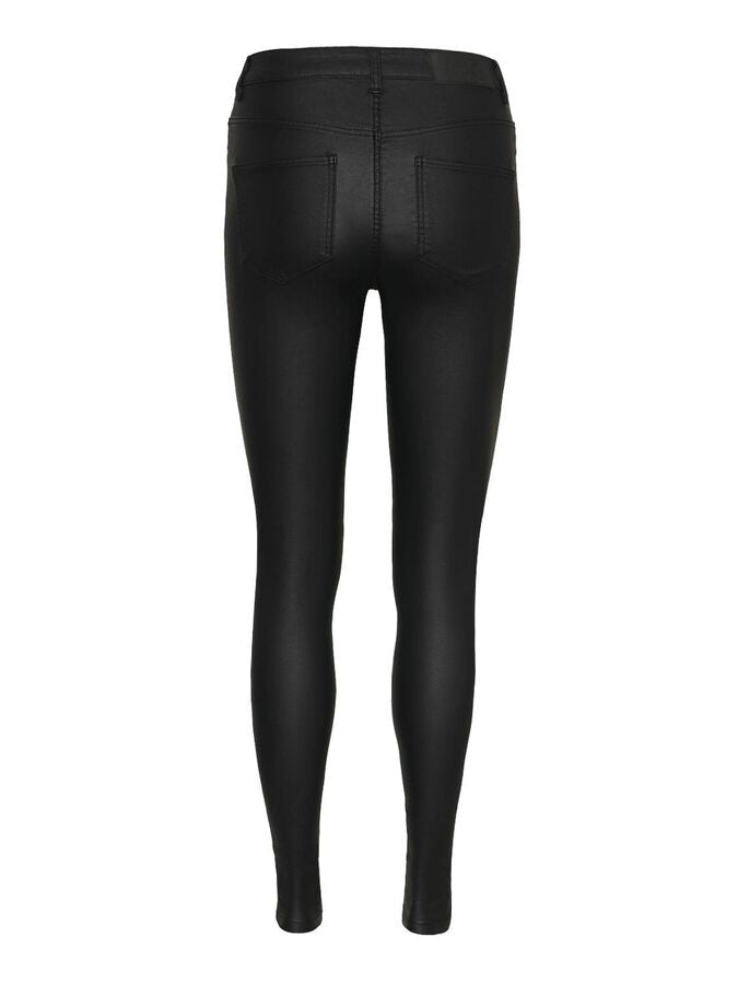 NOISY MAY CALLIE HW SKINNY COATED PANTS