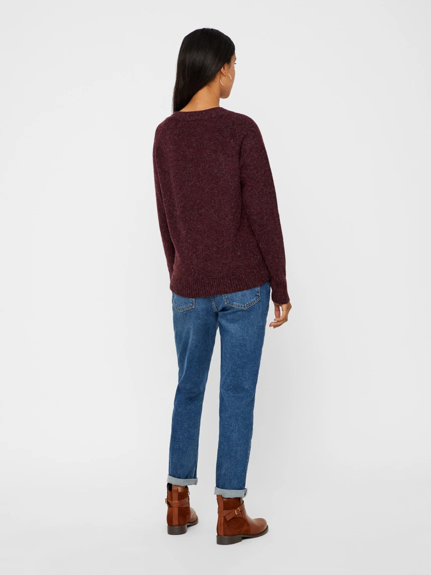 VERO MODA DOFFY LS O-NECK BLOUSE