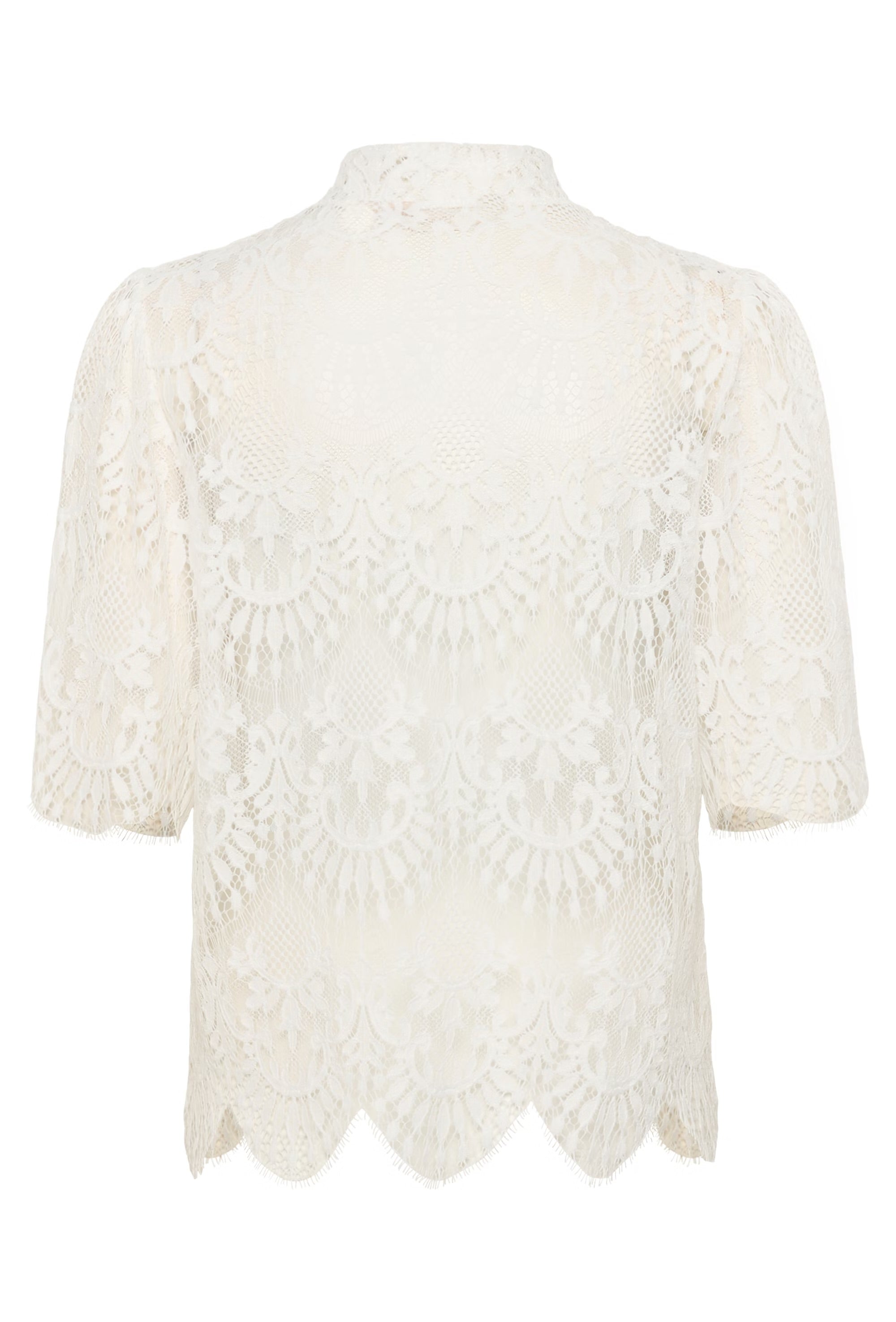 CULTURE OKRAM LACE BLOUSE