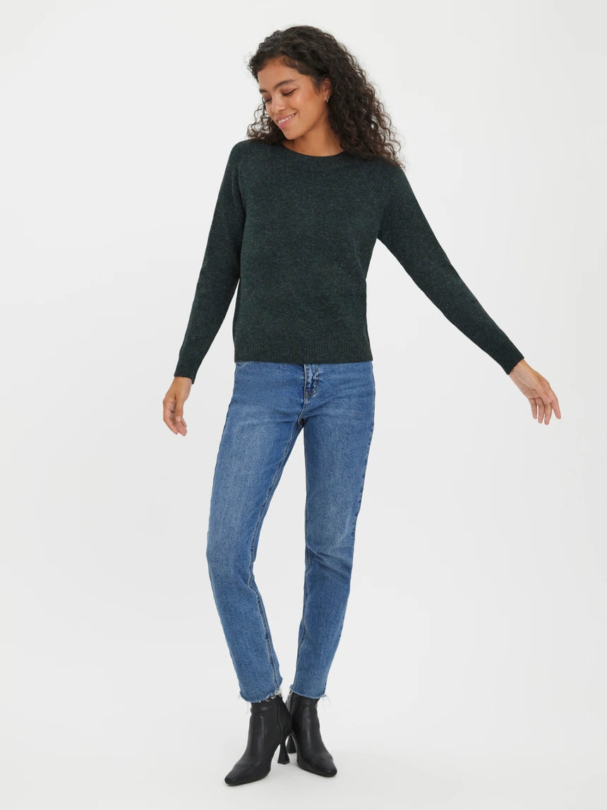 VERO MODA DOFFY LS O-NECK BLOUSE