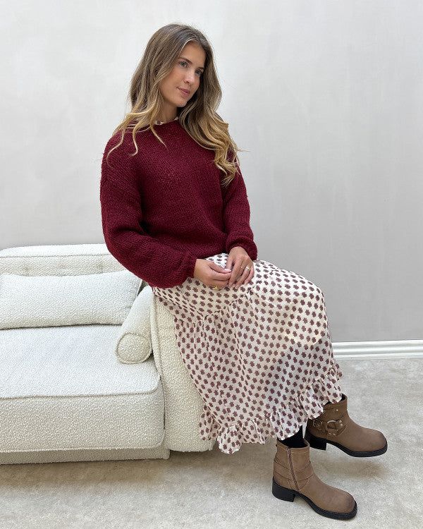 ONLY NORDIC LIFE LS O-NECK KNIT