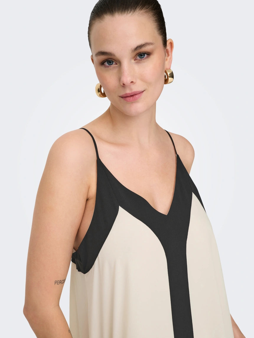 ONLY DIANA LIFE STRAP LONG DRESS