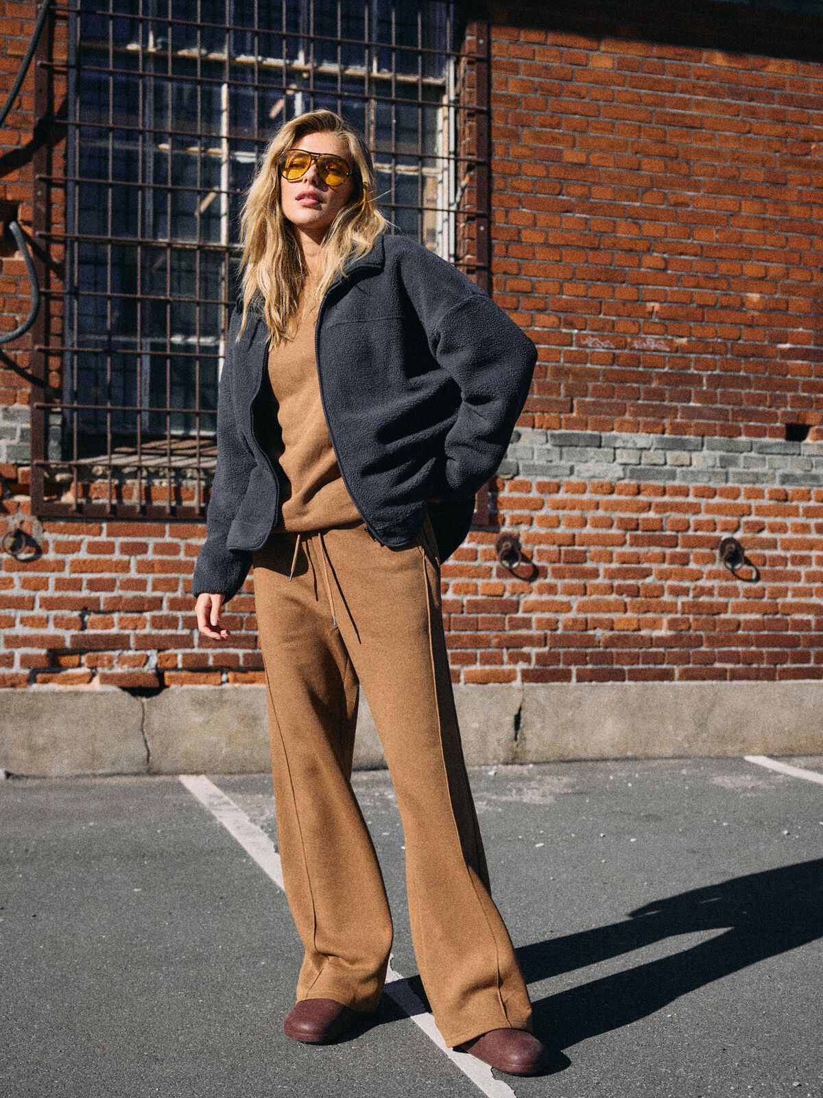 NOISY MAY COZY L/S ZIP SWEATER