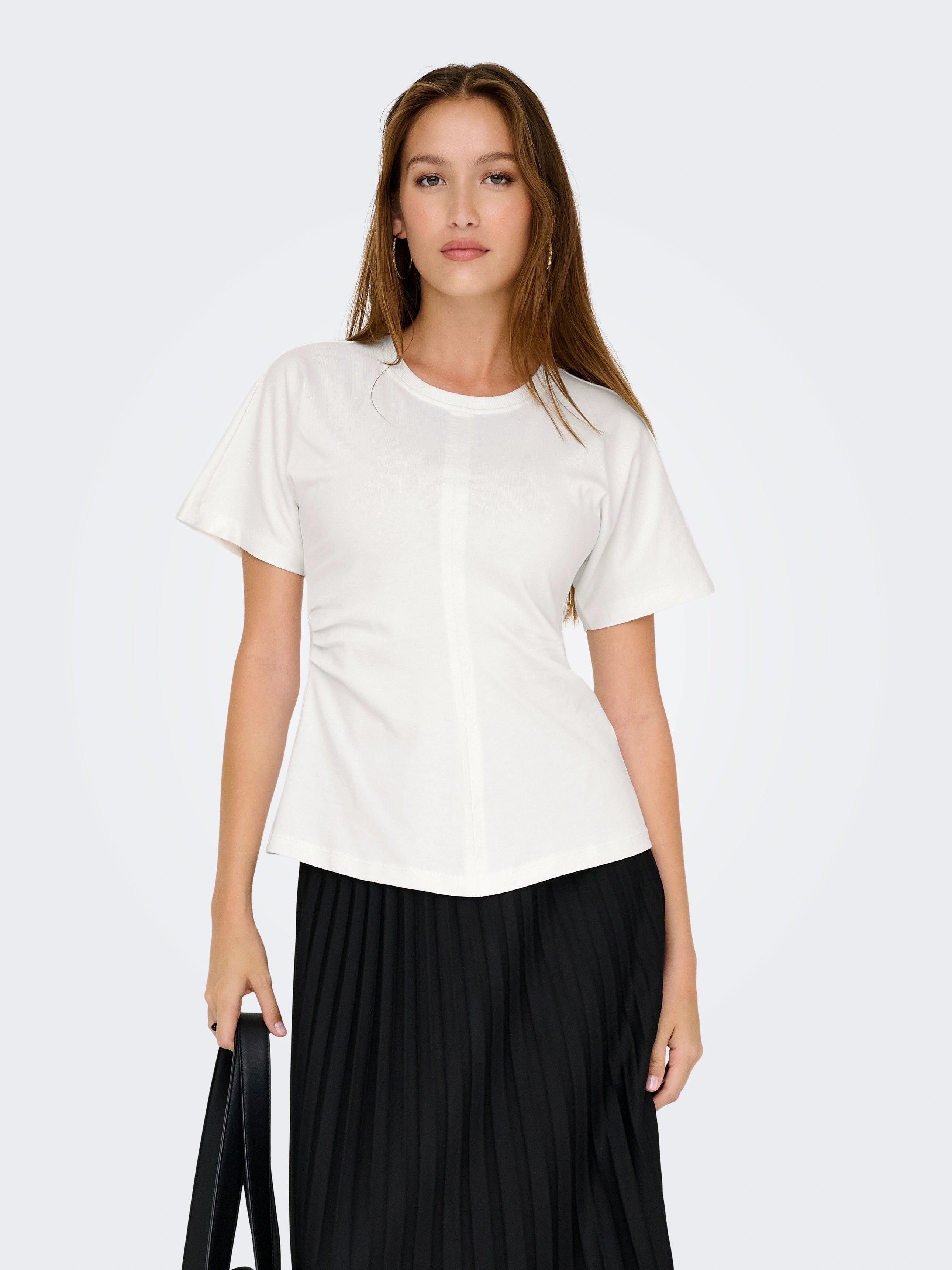 ONLY MARIE LIFE S/S RUCHING TOP