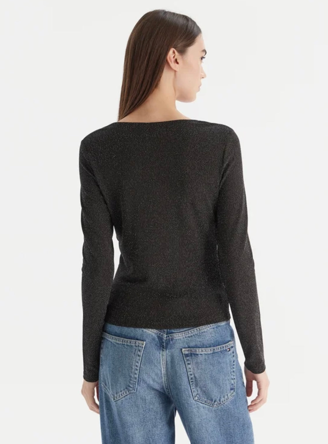 VERO MODA KANVA LS SQUARE NECK TOP