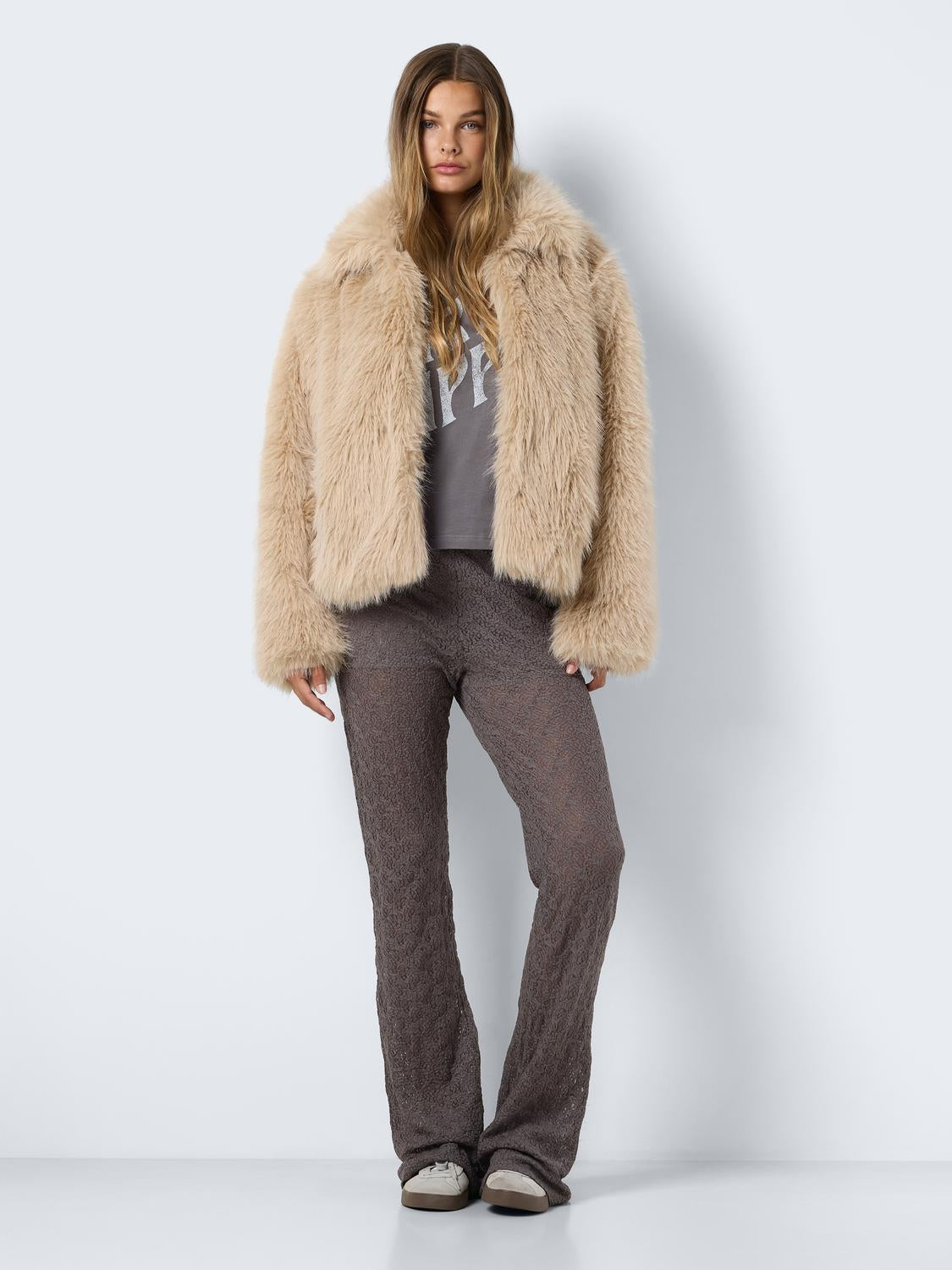 NOISY MAY EVIE L/S FUR JACKET