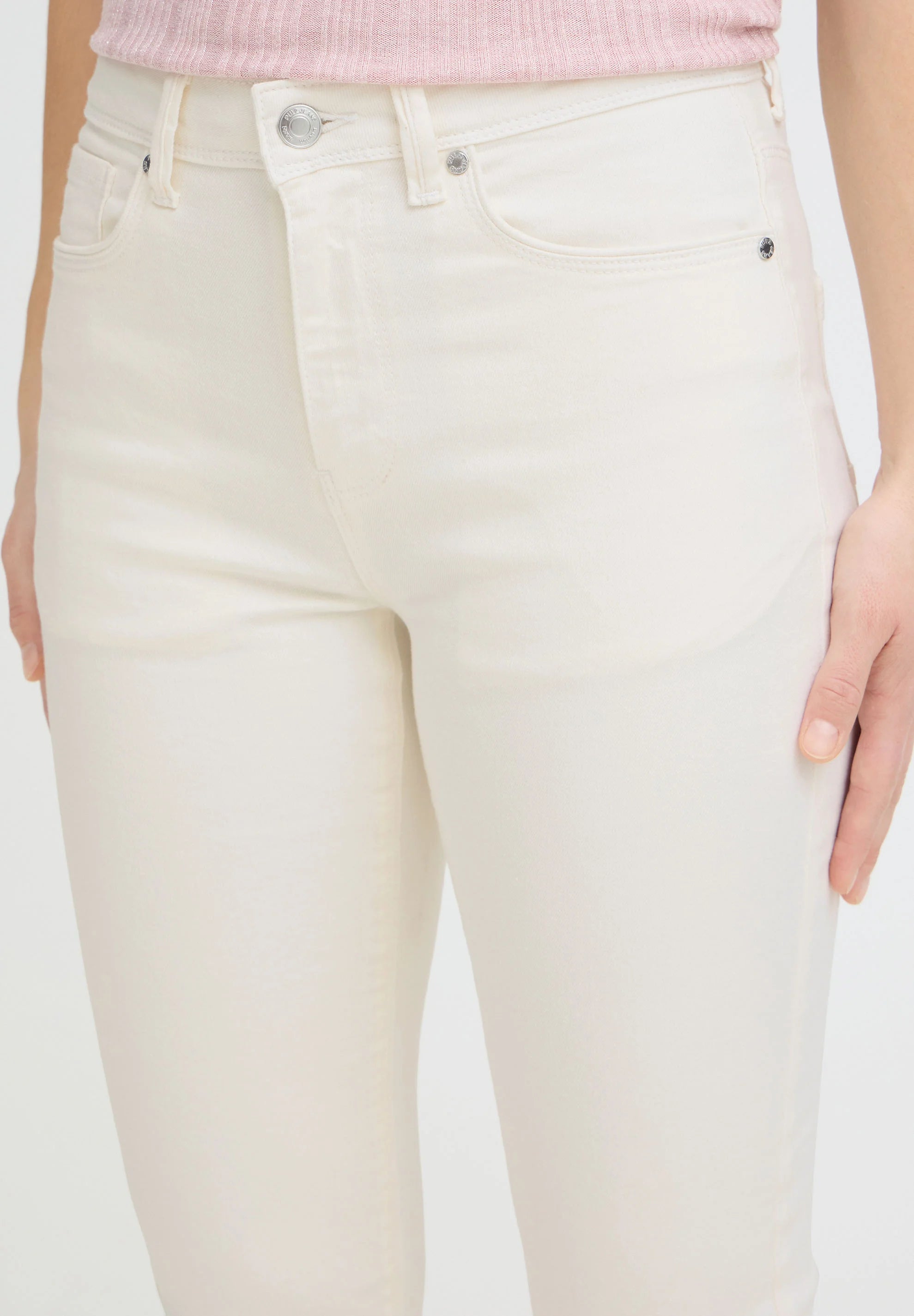 PULZ JEANS KAYLA HW STRAIGHT LEG