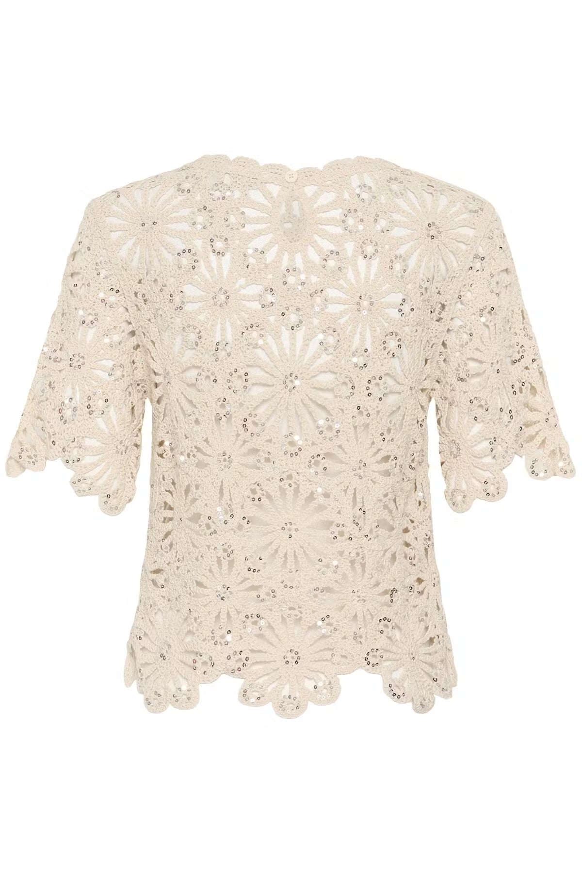 KAFFE CALLISTA SEQUINS KNIT TOP