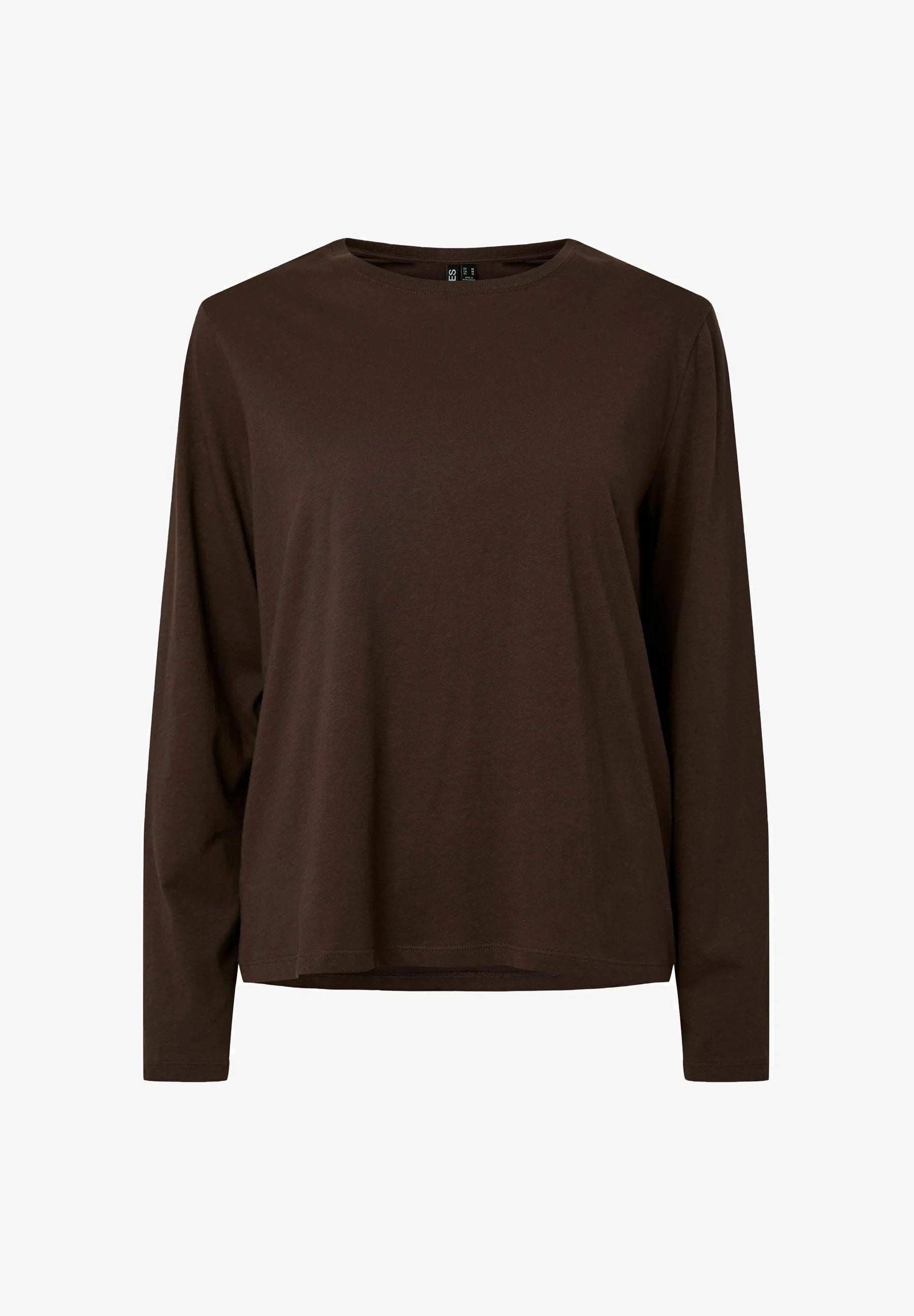 PIECES ASHLEY LS O-NECK FIT TEE