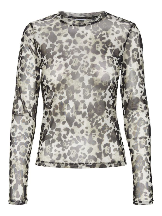 NOISY MAY JUDITH L/S MESH TOP