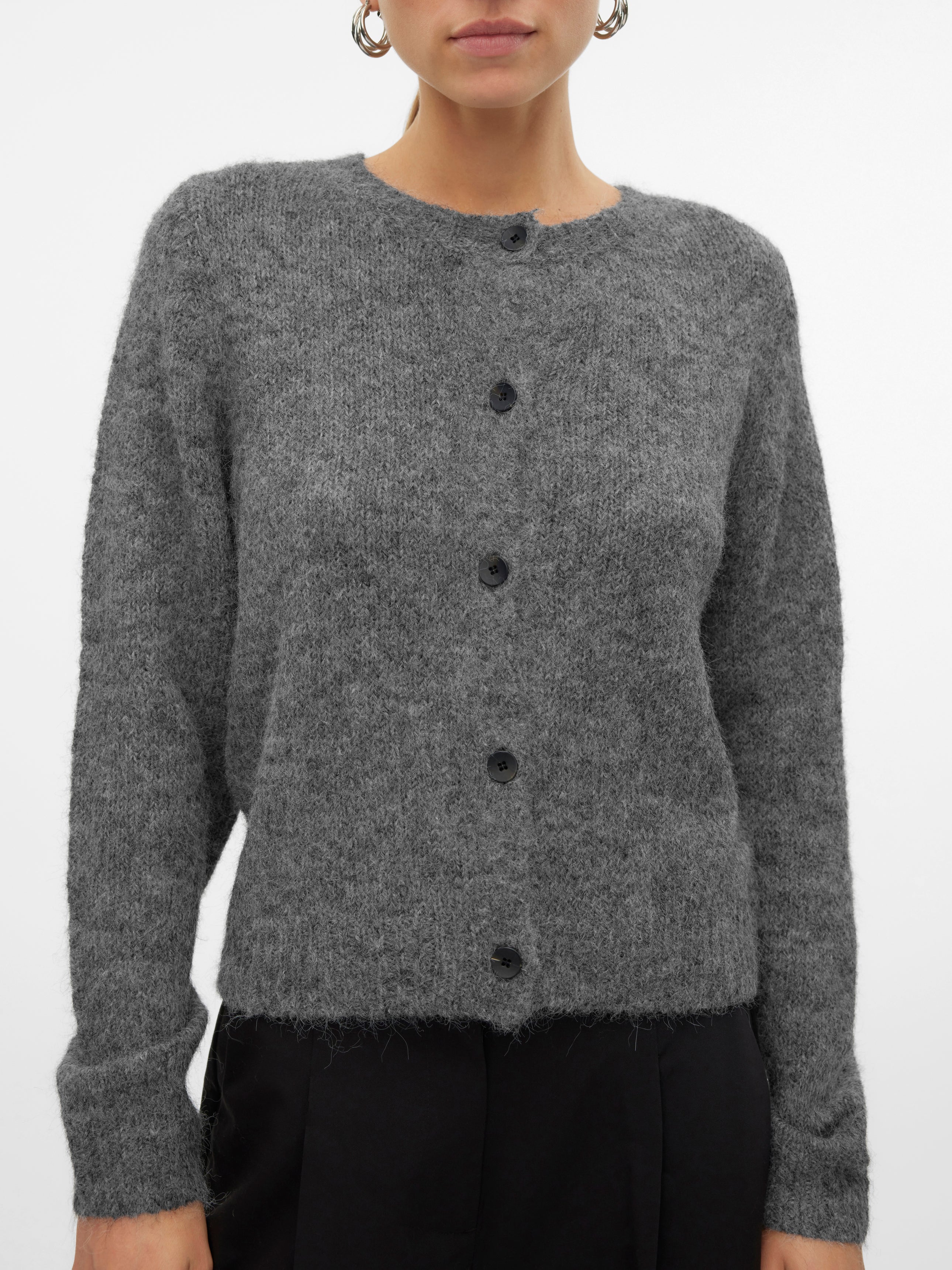 VERO MODA NOVAH LS ONECK BUTTON CARDIGAN