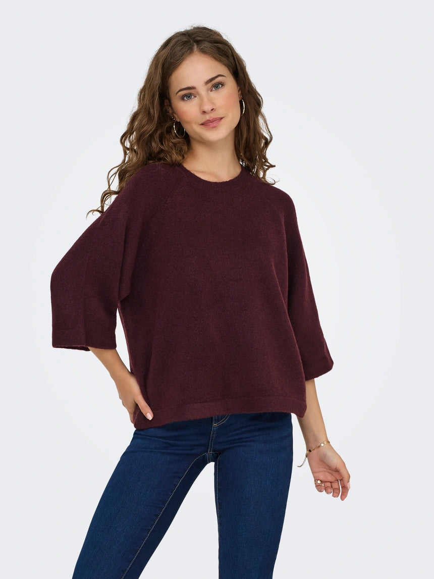 ONLY SIMONI 3/4 PULLOVER KNT