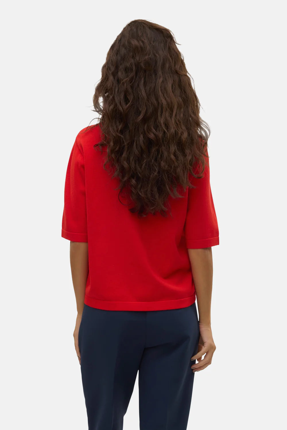 VERO MODA SILJE 2/4 O-NECK OVERSIZE PULLOVER