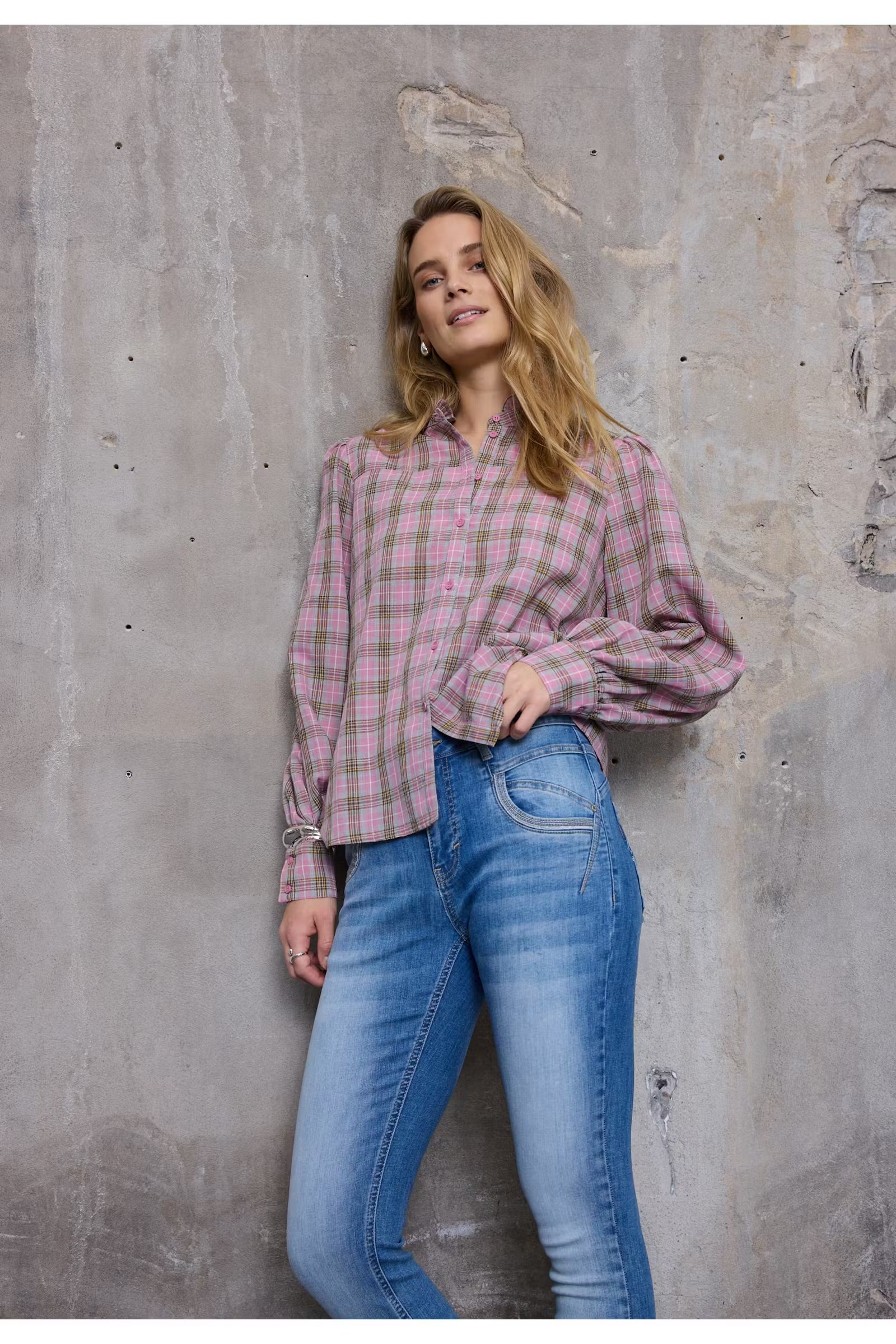 PULZ JEANS CARMEM EMB. HW SKINNY LEG