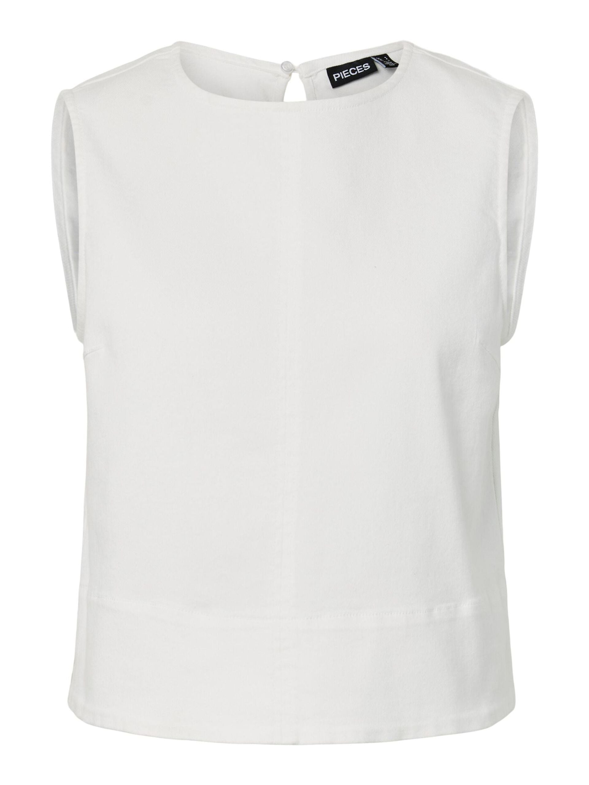 PIECES SALUME SL DENIM TOP
