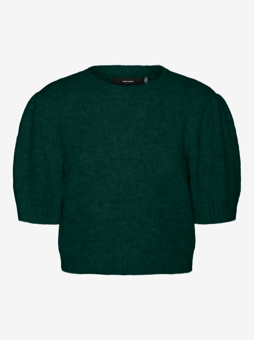 VERO MODA NOVAH SS O-NECK PUFF PULLOVER
