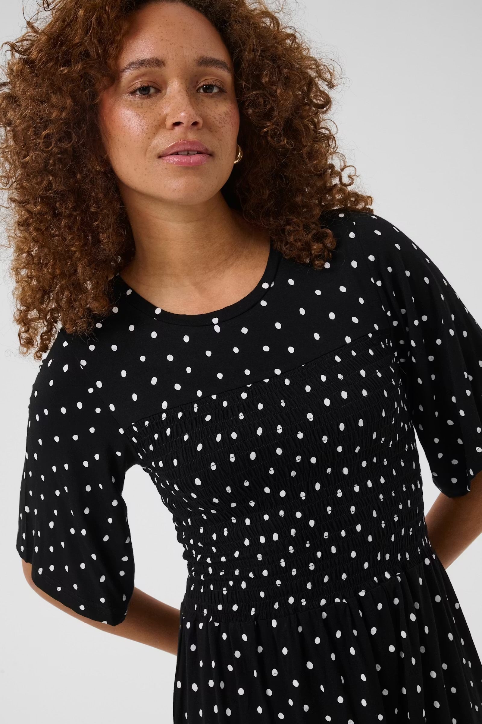 KAFFE BELLA SMOCK DRESS