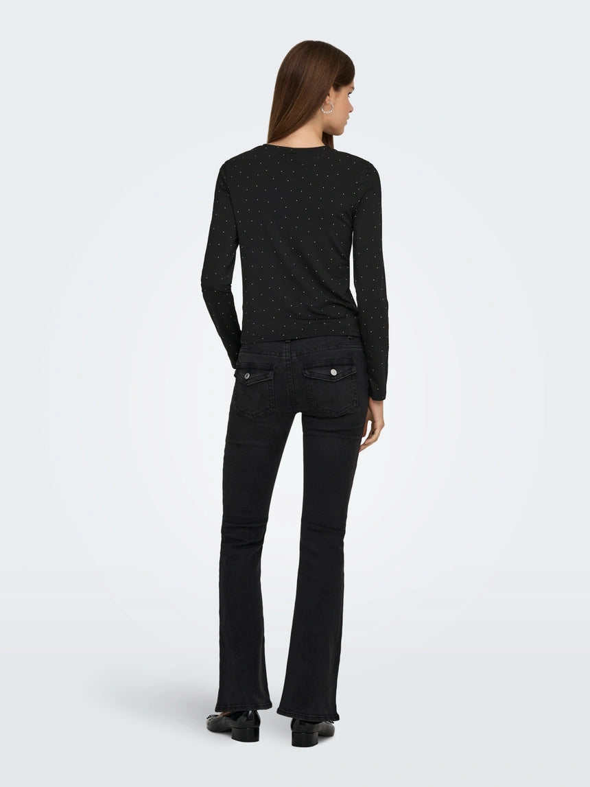 ONLY ZITA L/S O-NECK TOP