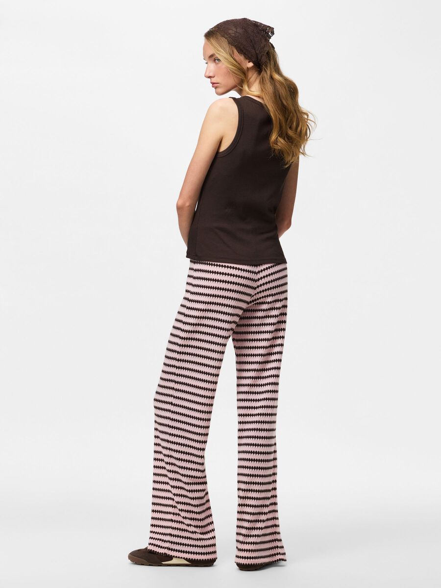 PIECES JEYA HW WIDE KNIT PANT