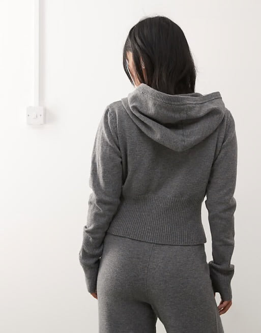 NOISY MAY NOURIA L/S ZIP KNIT CARDIGAN