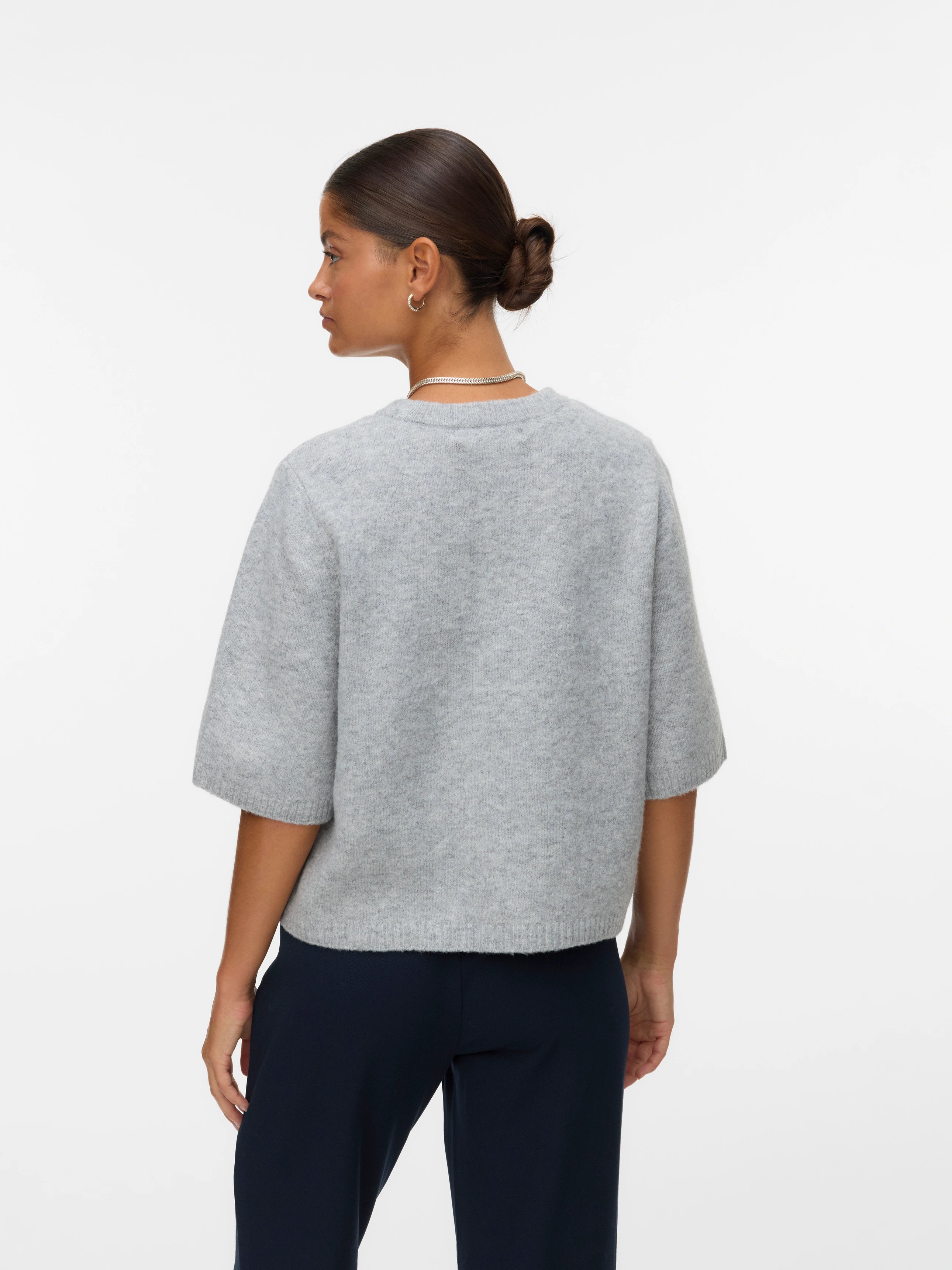 VERO MODA BOOM 2/4 O-NECK OVERSIZE PULLOVER