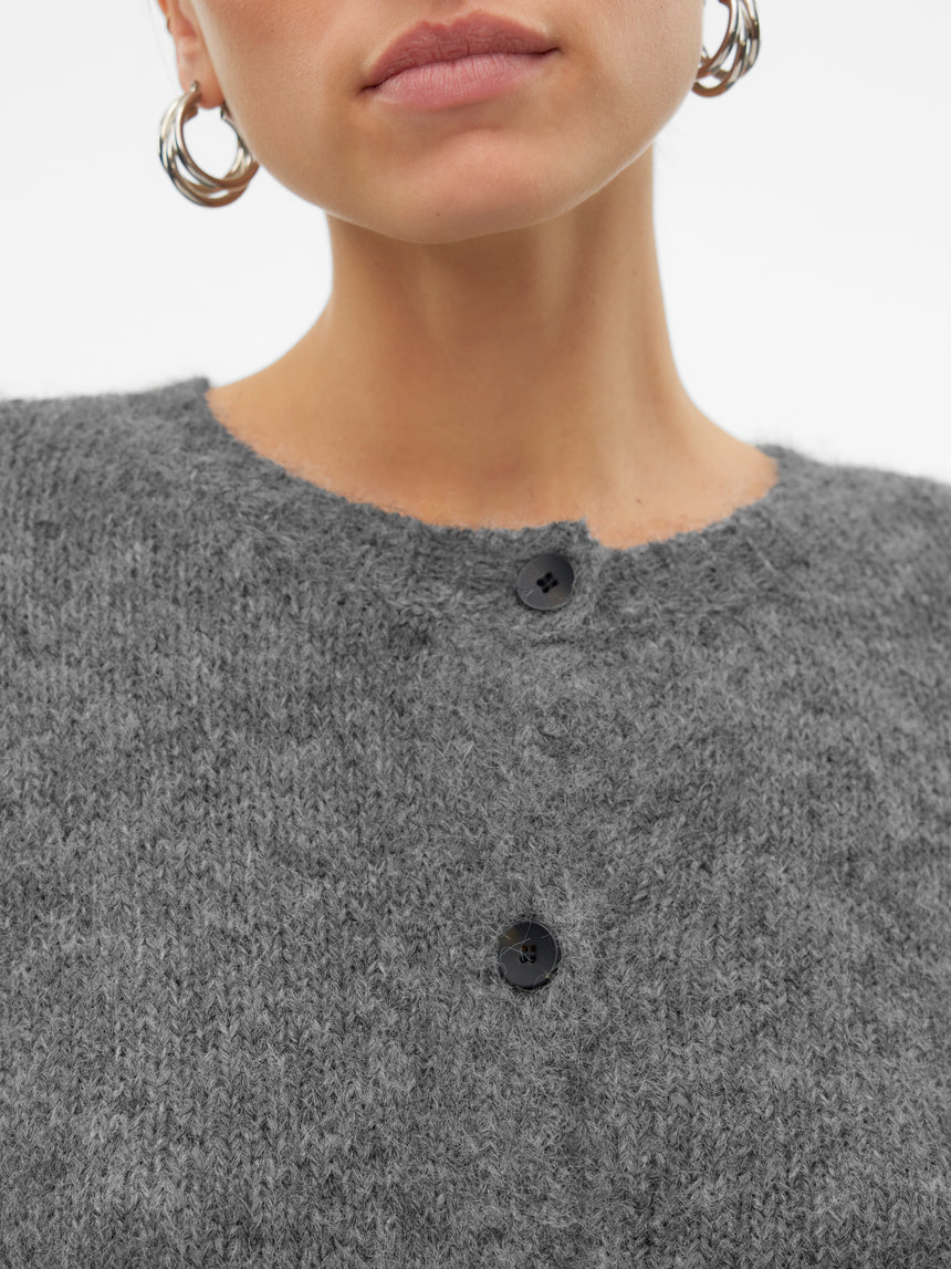 VERO MODA NOVAH LS ONECK BUTTON CARDIGAN