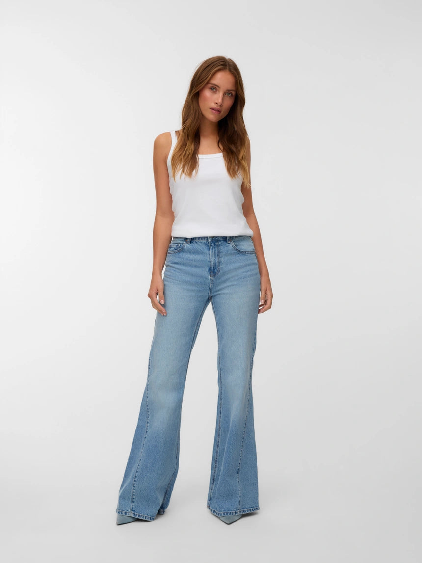 VERO MODA INDIA HR FLARED JEANS