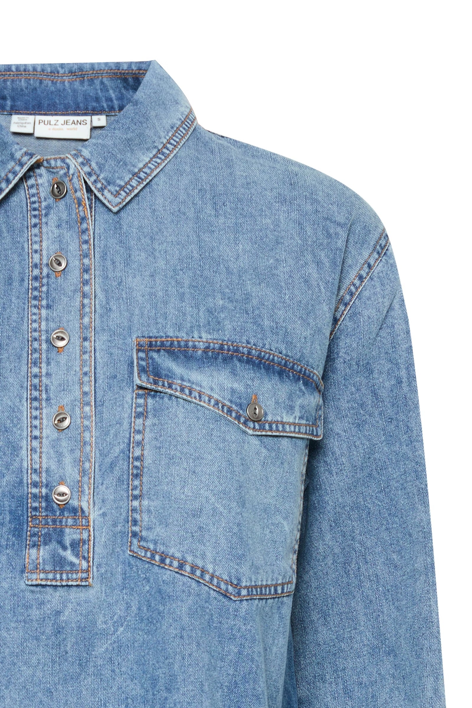 PULZ JEANS SYLVIE LS BLOUSE