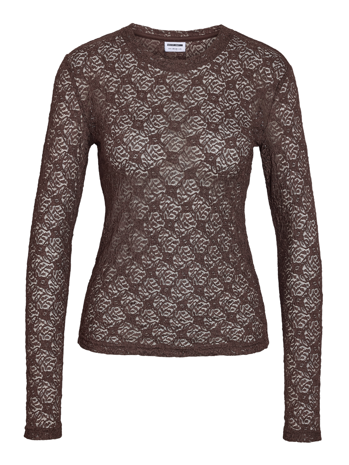NOISY MAY JUDITH L/S LACE TOP NOOS