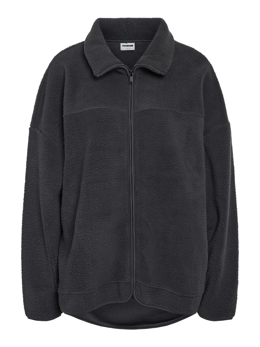NOISY MAY COZY L/S ZIP SWEATER