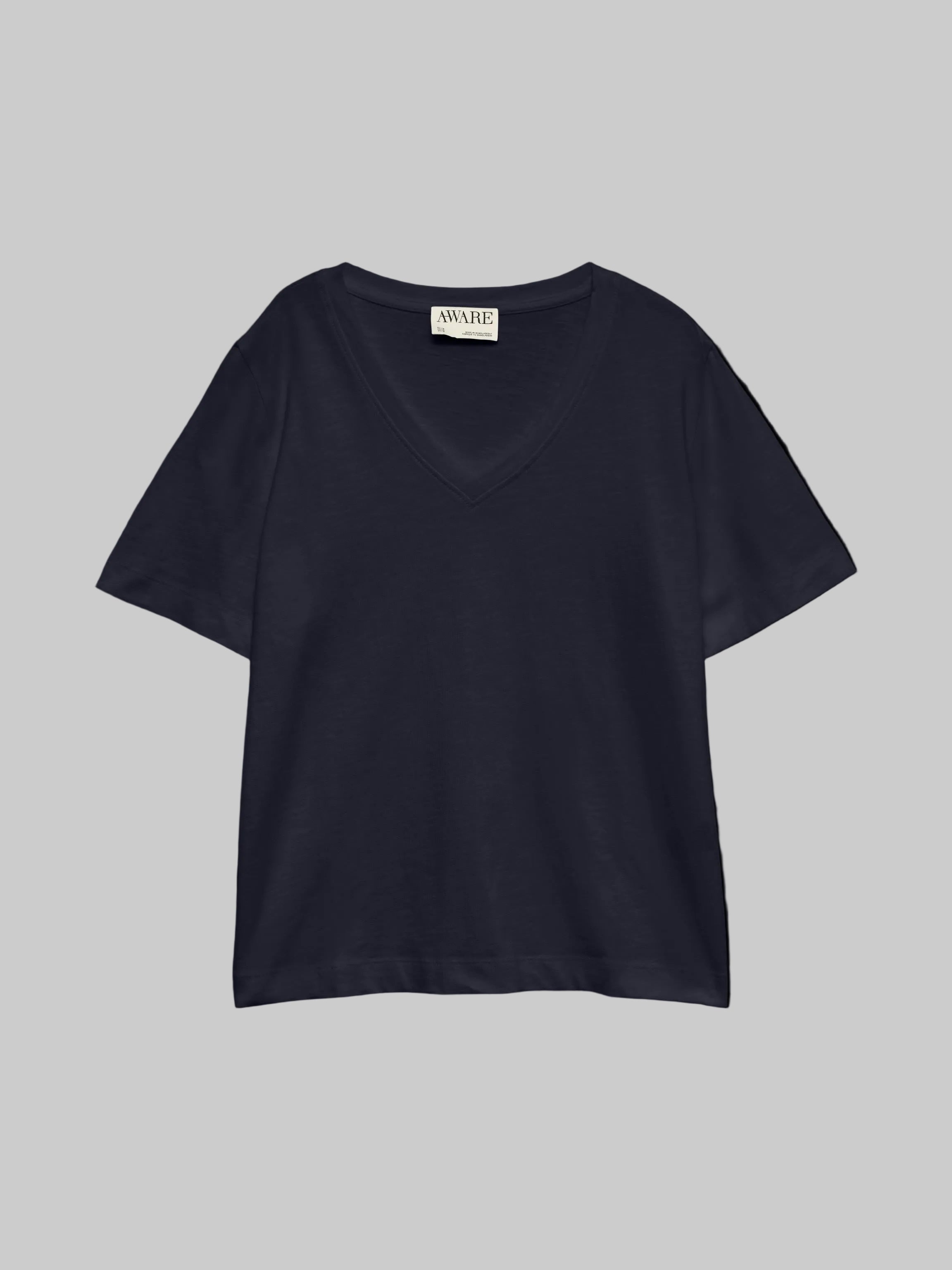 AWARE CORDELIA SS V-NECK T-SHIRT