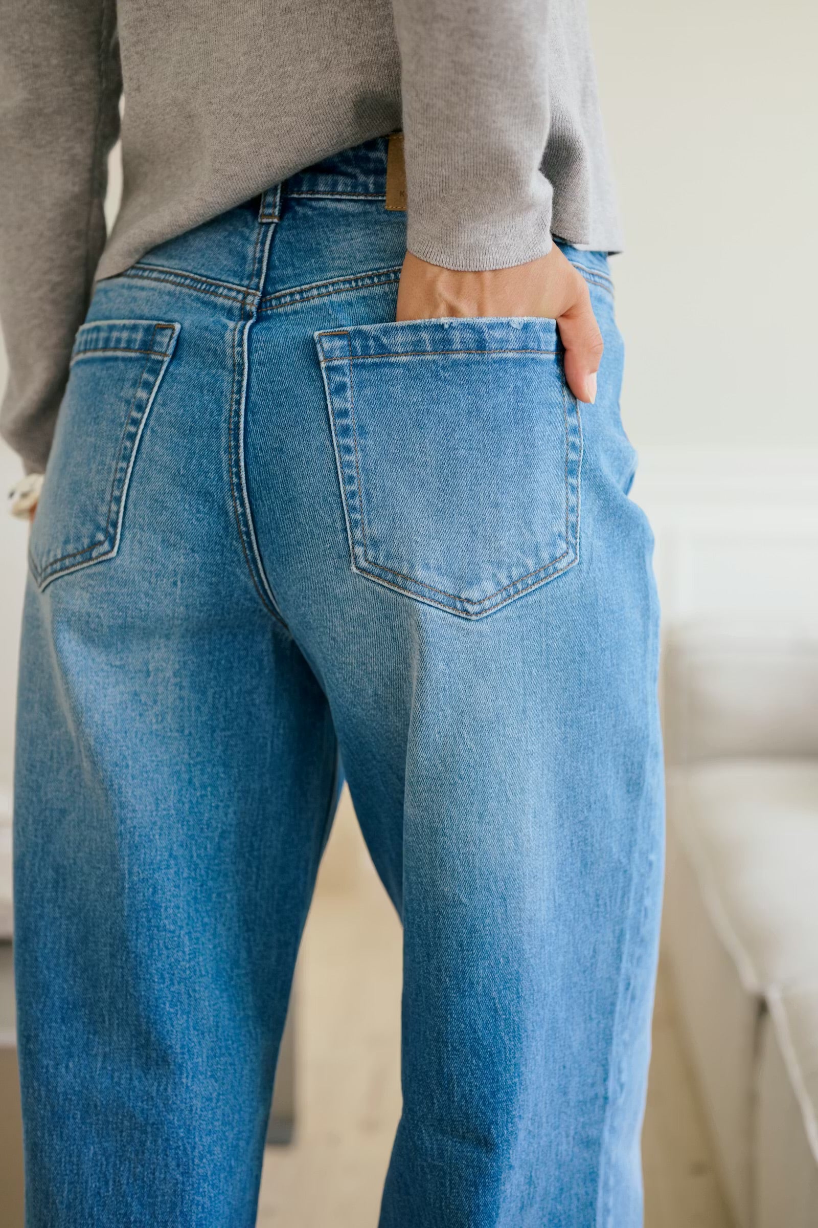 KAFFE MEADOW HW REG FIT JEANS