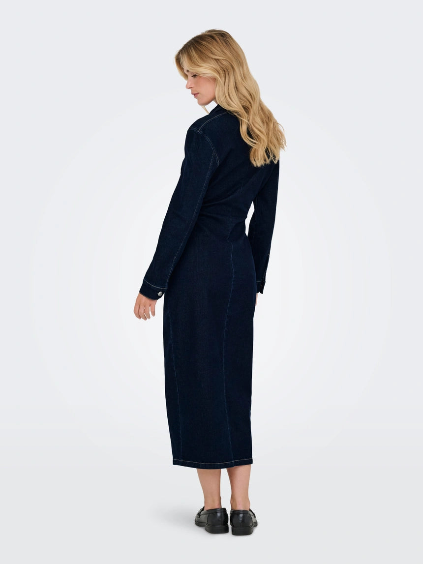 ONLY CAITLIN LS DENIM DRESS