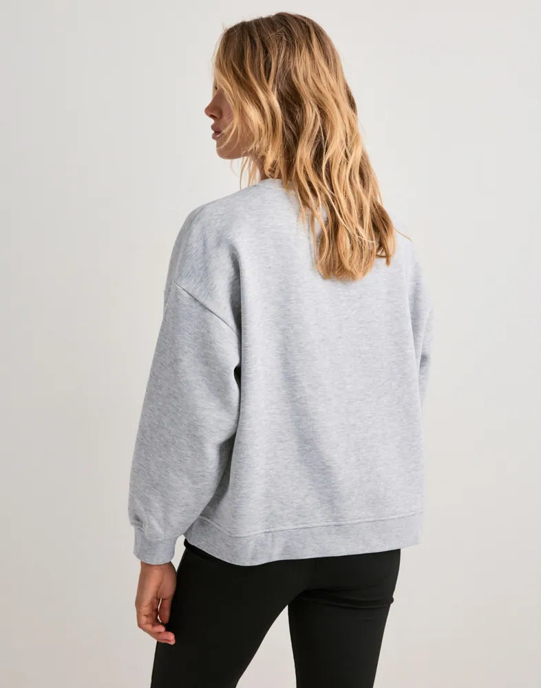 PIECES CHILLI LS LOOSE FIT SWEAT TOP