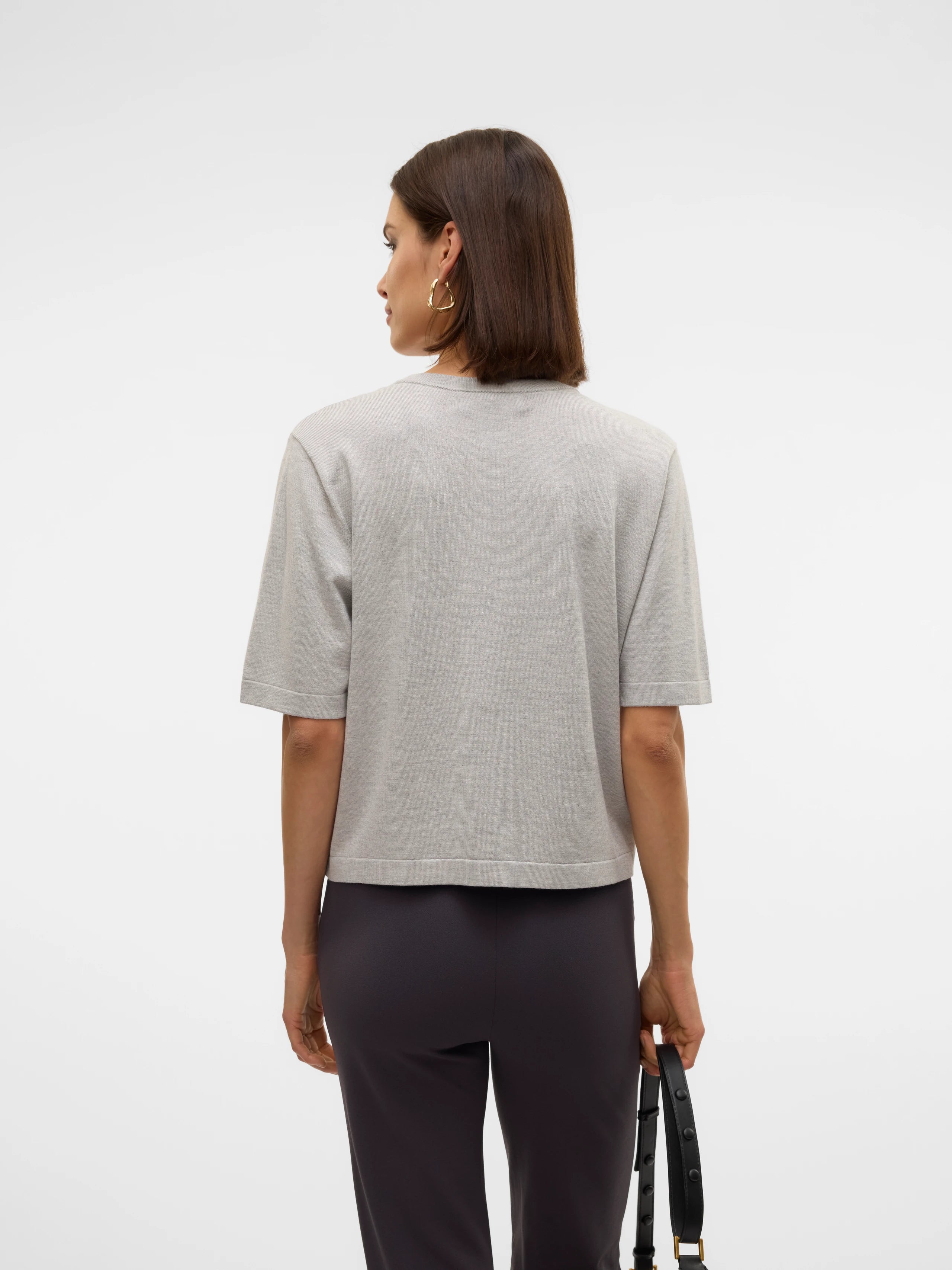 VERO MODA SILJE 2/4 O-NECK OVERSIZE PULLOVER