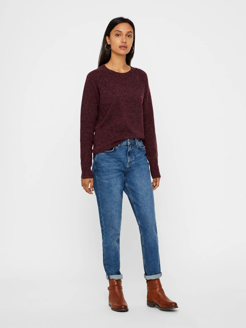 VERO MODA DOFFY LS O-NECK BLOUSE