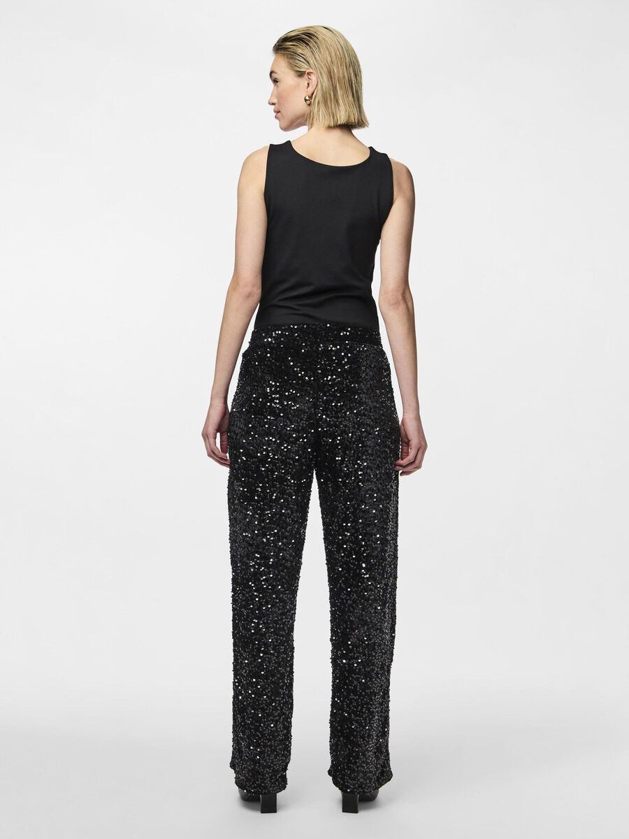 PIECES KAM HW WIDE PANT