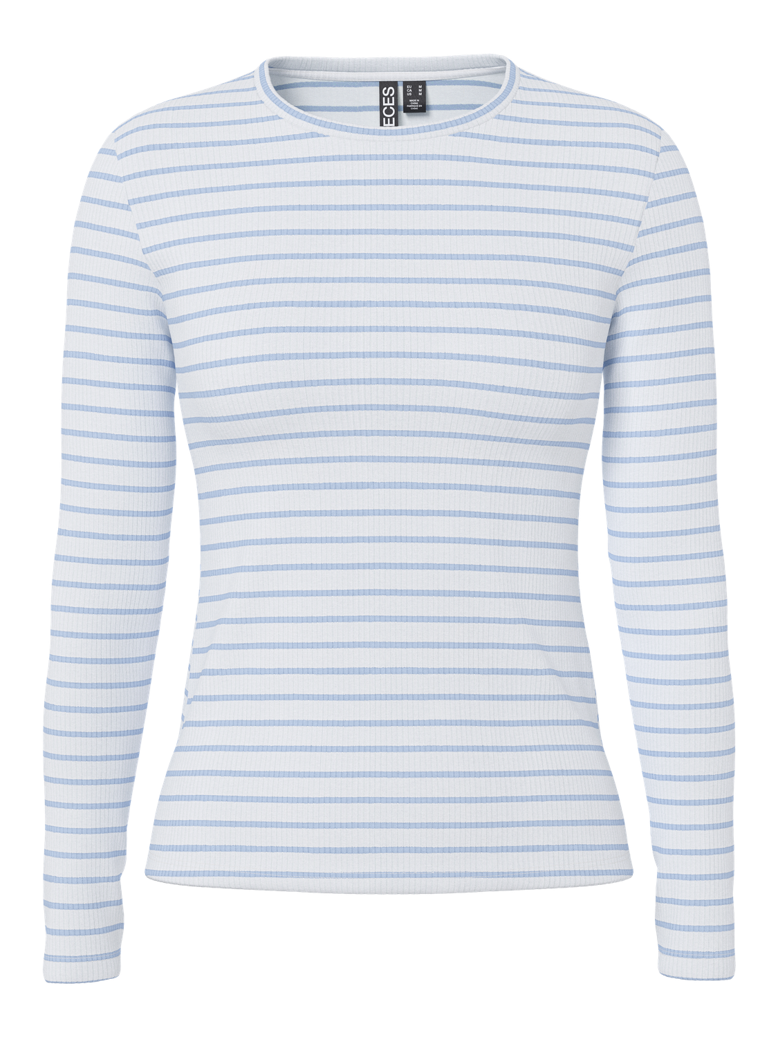 PIECES RUKA LS TOP - CASHMERE BLUE