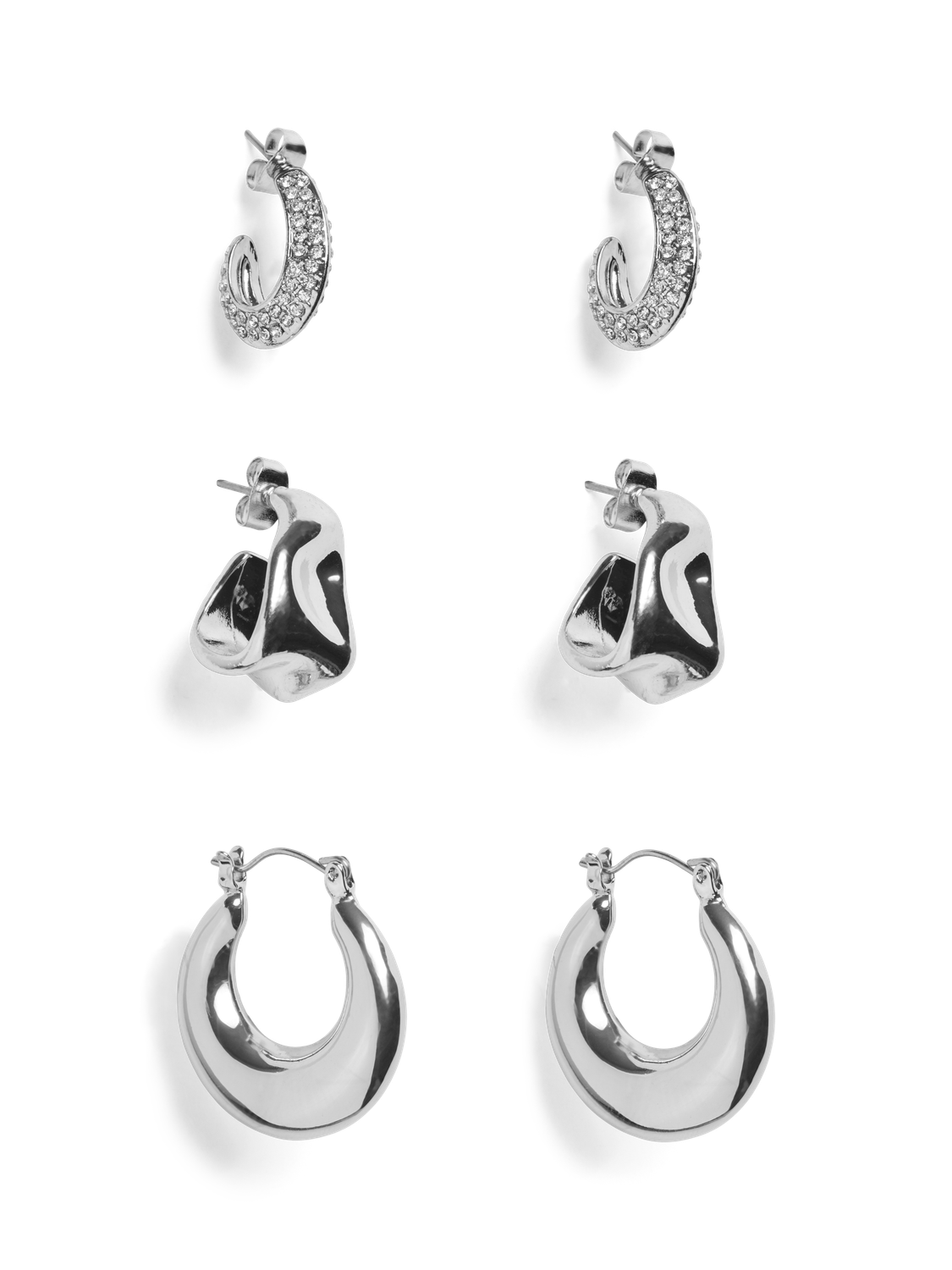 PIECES JENNY EARRINGS 3-PACK D2D