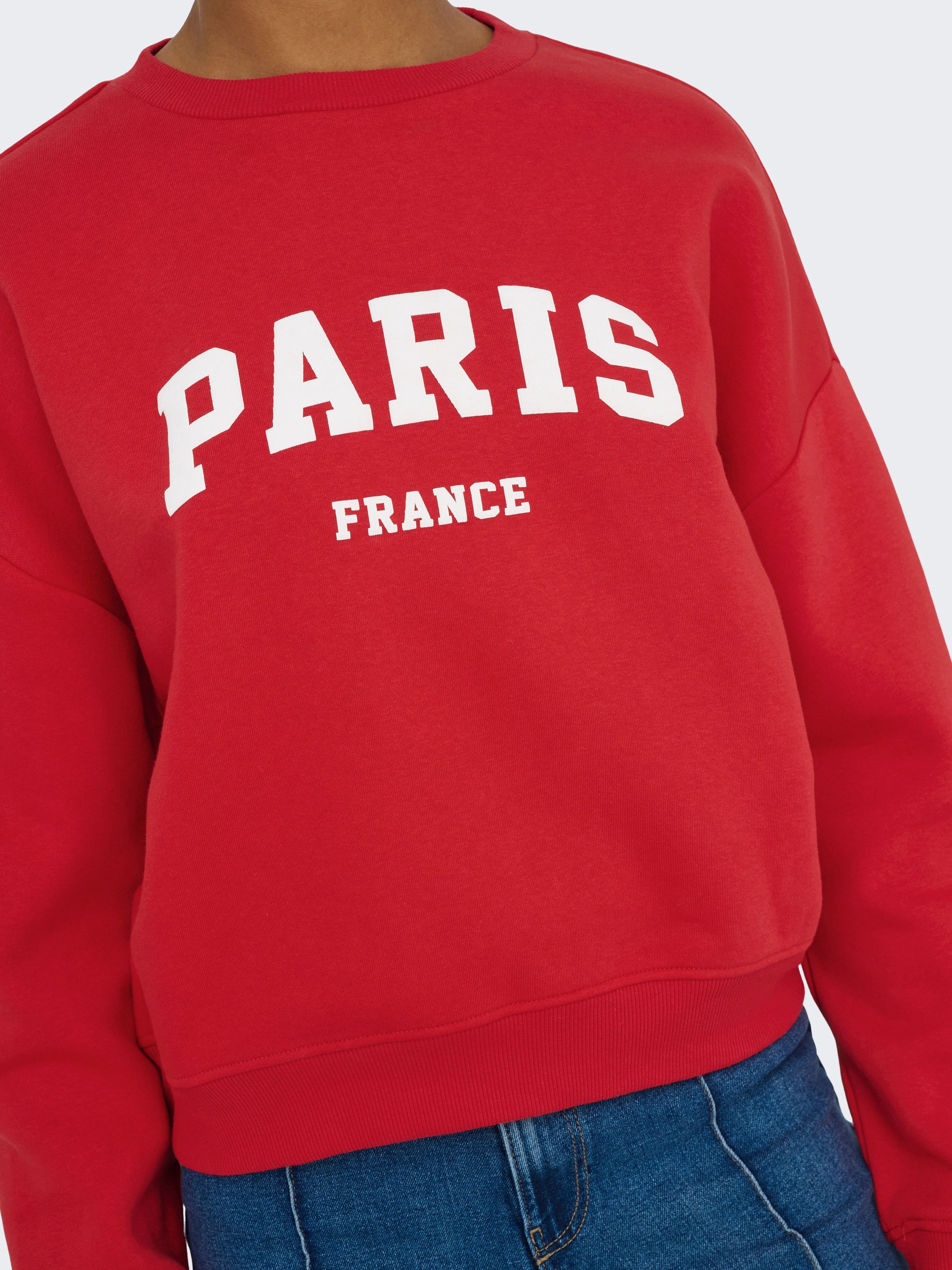 ONLY SWEAT LIFE L/S CREW O.SIZE STATE