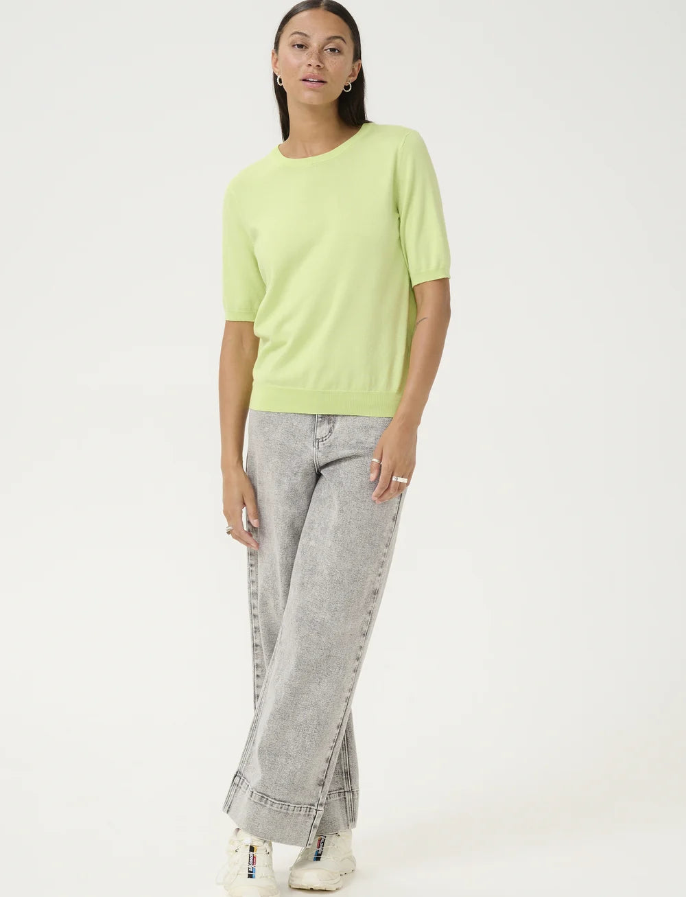 KAFFE LIZZA O-NECK PULLOVER