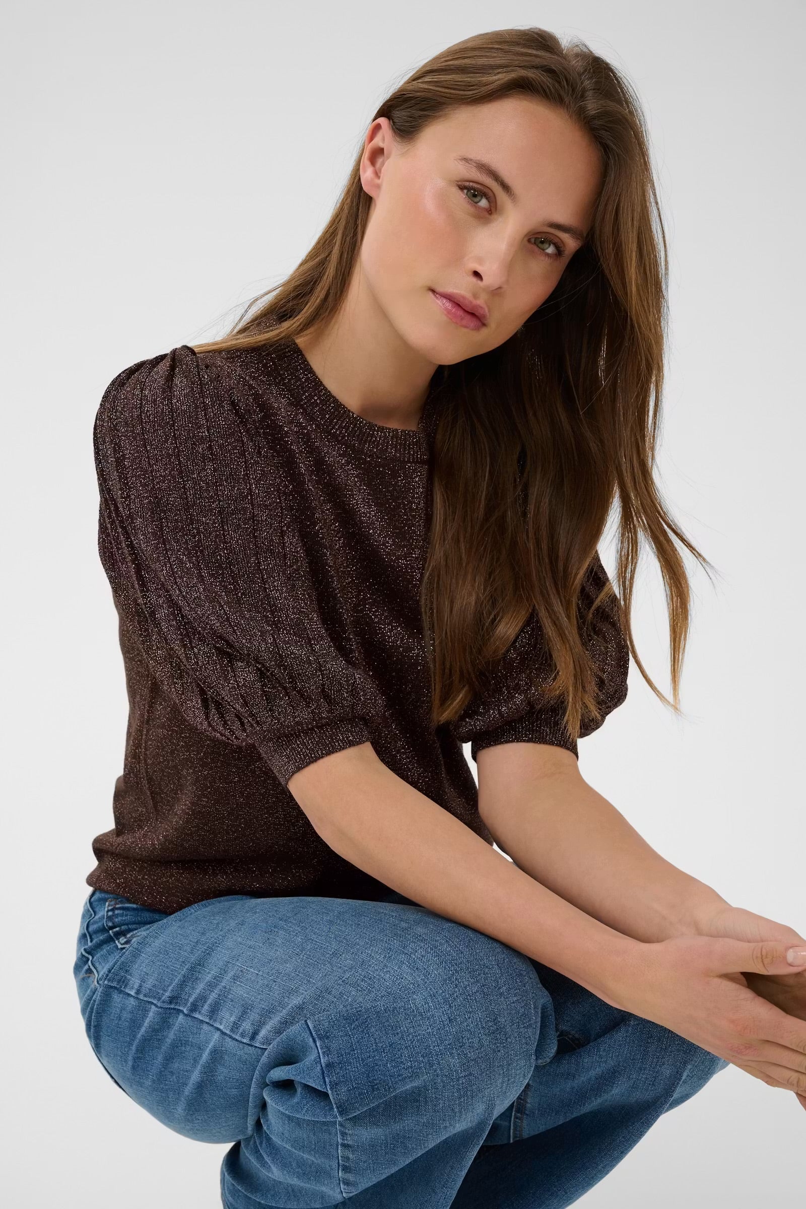 KAFFE REGINA PLEAT PULLOVER