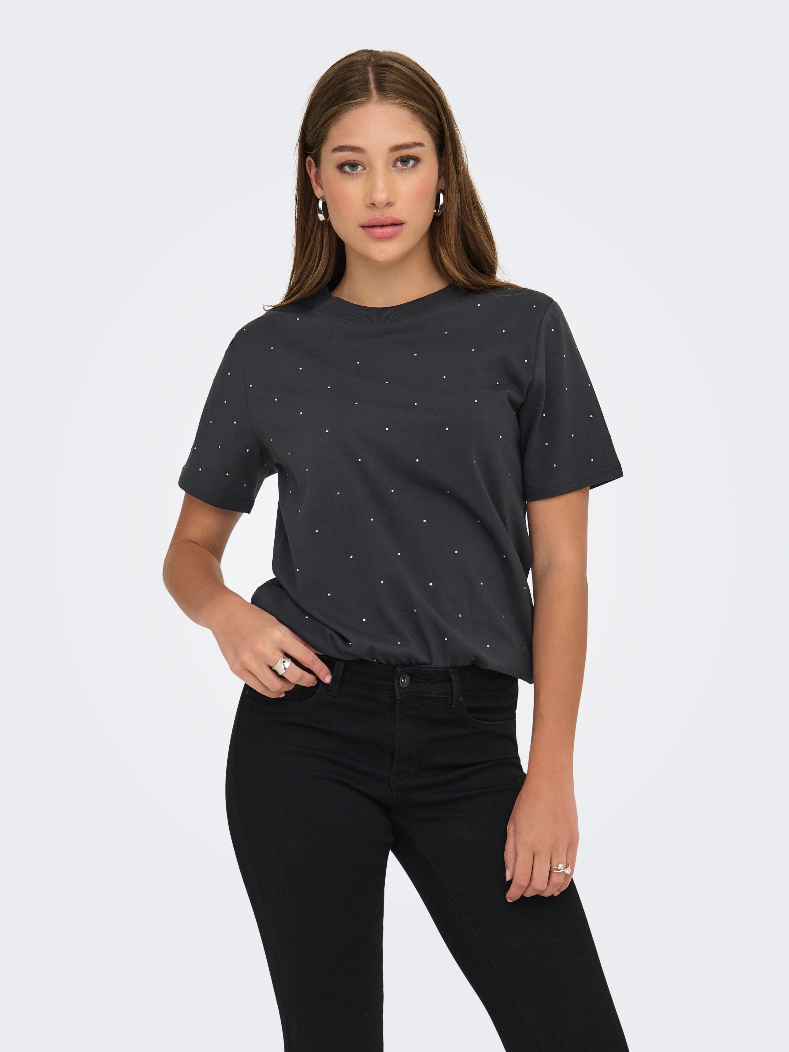 ONLY MONJA S/S STUDS TEE