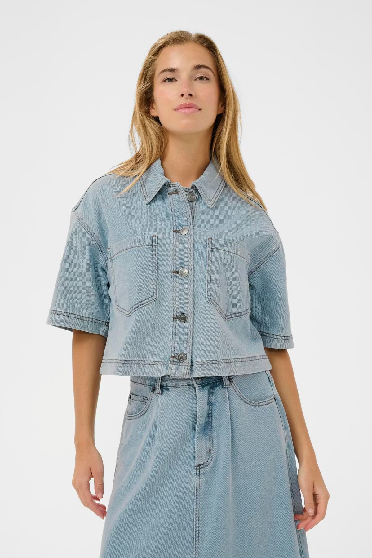 KAFFE MINNA DENIM SHIRT