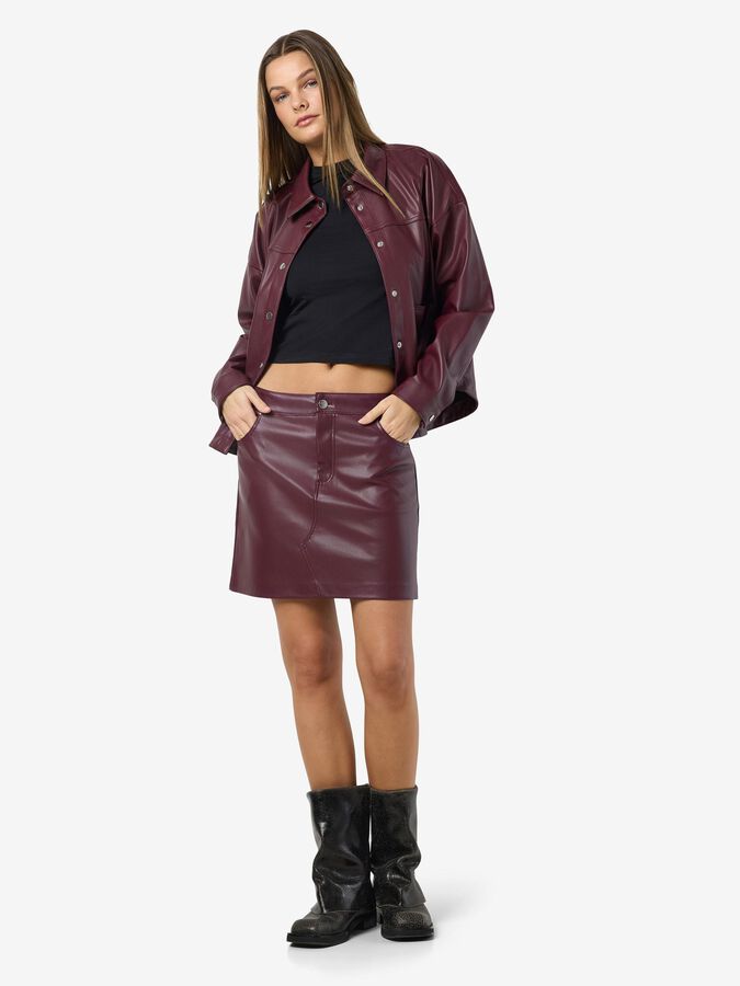 NOISY MAY KATE NW PU SKIRT