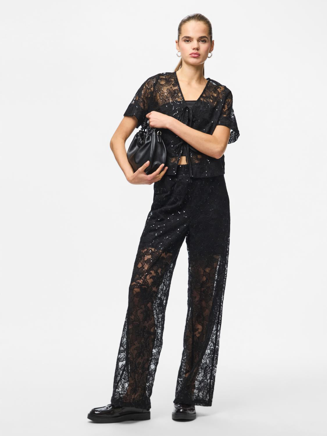 PIECES LOUISE HW STRAIGHT PANTS D2D